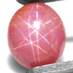 17.20-Carat Exclusive Orangish Pink Vietnamese Double-Star Ruby