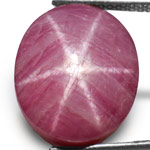 15.42-Carat Star Ruby with Super Sharp Dancing Star (AIGS)