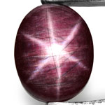 39.85-Carat Majestic Dark Purplish Red AIGS-Certified Star Ruby