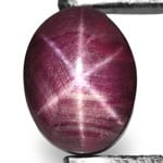 24.32-Carat AIGS-Certified Unheated Pinkish Purple Star Ruby