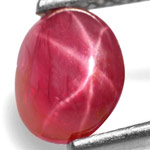 1.19-Carat Pinkish Red Star Ruby from Burma