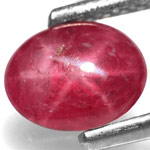 1.27-Carat Dark Pinkish Red Burmese 6-Ray Star Ruby