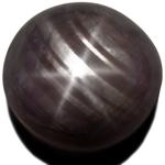 10.11-Carat Untreated Greyish Purple Star Sapphire (African)