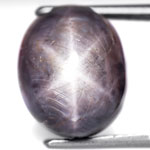 21.57-Carat Elegant Black Star Sapphire from Sierra Leone