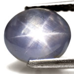 5.94-Carat Exclusive Royal Blue Star Sapphire (Sharp 6-Ray Star)