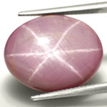 18.58-Carat Vietnamese Pink Star Sapphire with Razor-Sharp Star