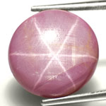 13.38-Carat Light Purple 6-Ray Star Sapphire from Vietnam