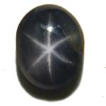 0.75-Carat Dark Blue Burma Star Sapphire