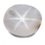 3.35-Carat Super Sharp 6-Ray White Star Sapphire