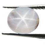 3.35-Carat Super Sharp 6-Ray White Star Sapphire