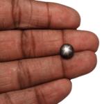 4.10-Carat Greyish Black Star Sapphire