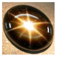 12-Ray Golden-Black Star Sapphire
