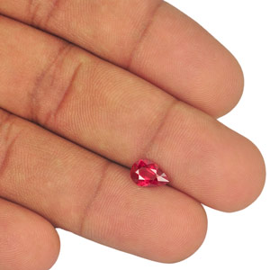 1.36-Carat IGI-Certified Unheated Vivid Pinkish Red Ruby - Click Image to Close