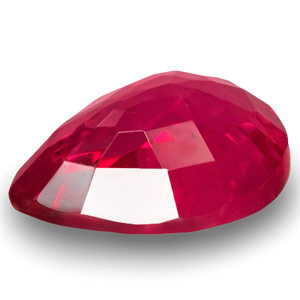 0.91-Carat VS-Clarity Vivid Intense Pinkish Red Unheated Ruby - Click Image to Close