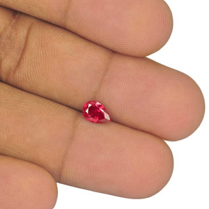 0.91-Carat VS-Clarity Vivid Intense Pinkish Red Unheated Ruby - Click Image to Close