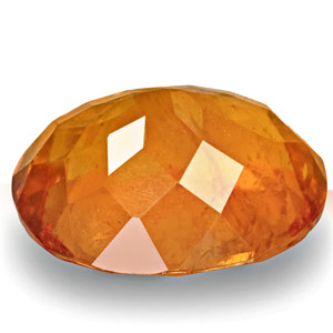 2.90-Carat Dark Orange Clinohumite from Pamir Mountains - Click Image to Close