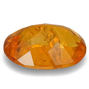 0.87-Carat Orangy Yellow Oval-Cut Clinohumite from Tajikistan - Click Image to Close