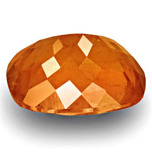 8.61-Carat Lustrous Deep Orange Clinohumite from Pamir Mountains - Click Image to Close