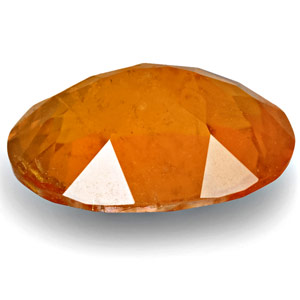 2.76-Carat Natural & Untreated Fanta Orange Oval-Cut Clinohumite - Click Image to Close