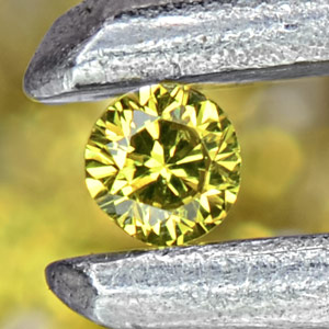 1.26-Carat 141-Pc Lot of Fancy Intense Greenish Yellow Diamonds - Click Image to Close