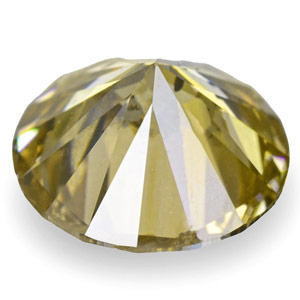 0.72-Carat Fancy Intense Brown Round Brilliant-Cut Diamond - Click Image to Close