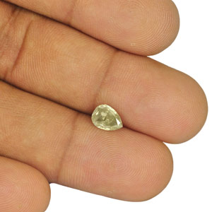 1.01-Carat VS-Clarity Greyish Brown Pear-Shaped Diamond - Click Image to Close