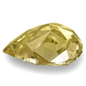 0.75-Carat Beautiful Fancy Golden Yellow Diamond from Angola - Click Image to Close