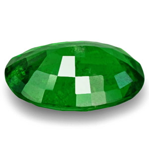 1.30-Carat Natural & Untreated Dark Green Oval-Cut Tsavorite - Click Image to Close