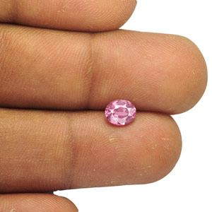 0.81-Carat Eye-Clean Purplish Pink Sapphire from Sri Lanka - Click Image to Close