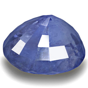 3.33-Carat Unheated Velvety Intense Blue Burmese Sapphire - Click Image to Close