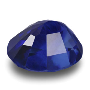 0.87-Carat Stunning Eye-Clean Unheated Rich Royal Blue Sapphire - Click Image to Close
