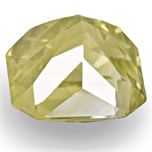 10.10-Carat Eye-Clean Unheated Radiant-Cut Yellow Sapphire - Click Image to Close