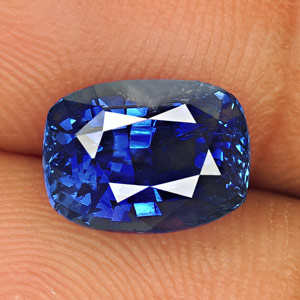 4.00-Carat Fiery Vivid Royal Blue Kashmir-Origin Sapphire (GIA) - Click Image to Close