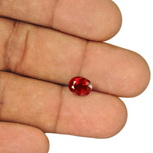 1.90-Carat Attractive Deep Orangy Red Spinel from Burma - Click Image to Close