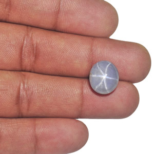 13.42-Carat Sri Lankan Star Sapphire with Dancing 6-Ray Star - Click Image to Close