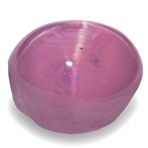 4.77-Carat Silvery Purplish Pink Star Sapphire from Sri Lanka - Click Image to Close