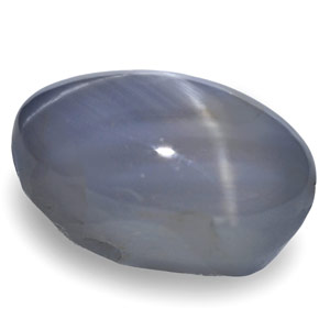 4.01-Carat Bluish Grey Star Sapphire from Sri Lanka (Unheated) - Click Image to Close