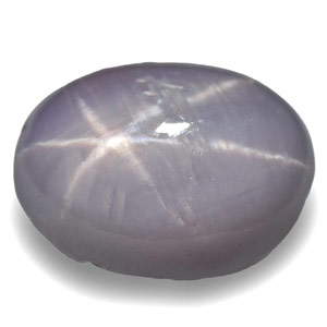 2.73-Carat Unheated Violetish Grey Sri Lankan Star Sapphire - Click Image to Close