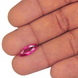 2.18-Carat Rich Pink Marquise-Cut Rubellite Tourmaline - Click Image to Close