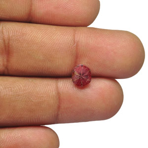 1.68-Carat Natural & Untreated Trapiche Ruby from Mogok, Burma - Click Image to Close