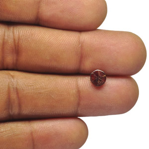 1.07-Carat Pigeon Blood Red Trapiche Ruby from Burma (Unheated) - Click Image to Close