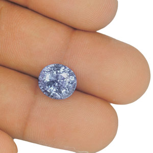 6.59-Carat Unheated Lustrous Blue Oval-Cut Sri Lankan Sapphire - Click Image to Close