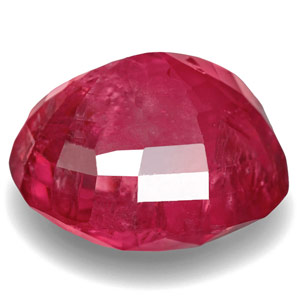 7.04-Carat Unheated Velvety Pinkish Red Cushion-Cut Burmese Ruby - Click Image to Close