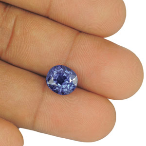 6.64-Carat Lively Eye-Clean Fiery Vivid Blue Sapphire (Unheated) - Click Image to Close