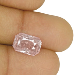 5.92-Carat Unique Fluorescent Orangy Pink Padparadscha (GRS) - Click Image to Close