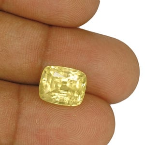 7.63-Carat GIA-Certified Unheated Yellow Sapphire from Sri Lanka - Click Image to Close