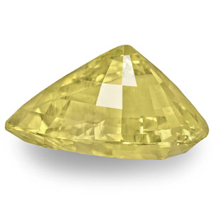 12.10-Carat Exquisite Eye-Clean Unheated Velvety Yellow Sapphire - Click Image to Close