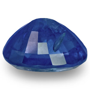 8.43-Carat Unheated Velvety Cornflower Blue Oval Sapphire (GIA) - Click Image to Close