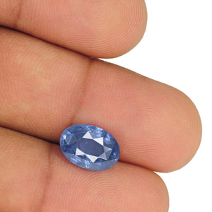 4.34-Carat IGI-Certified Unheated Deep Blue Sapphire from Burma - Click Image to Close