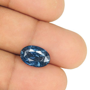 6.23-Carat GIA-Certified Unheated Kashmir-Origin Blue Sapphire - Click Image to Close